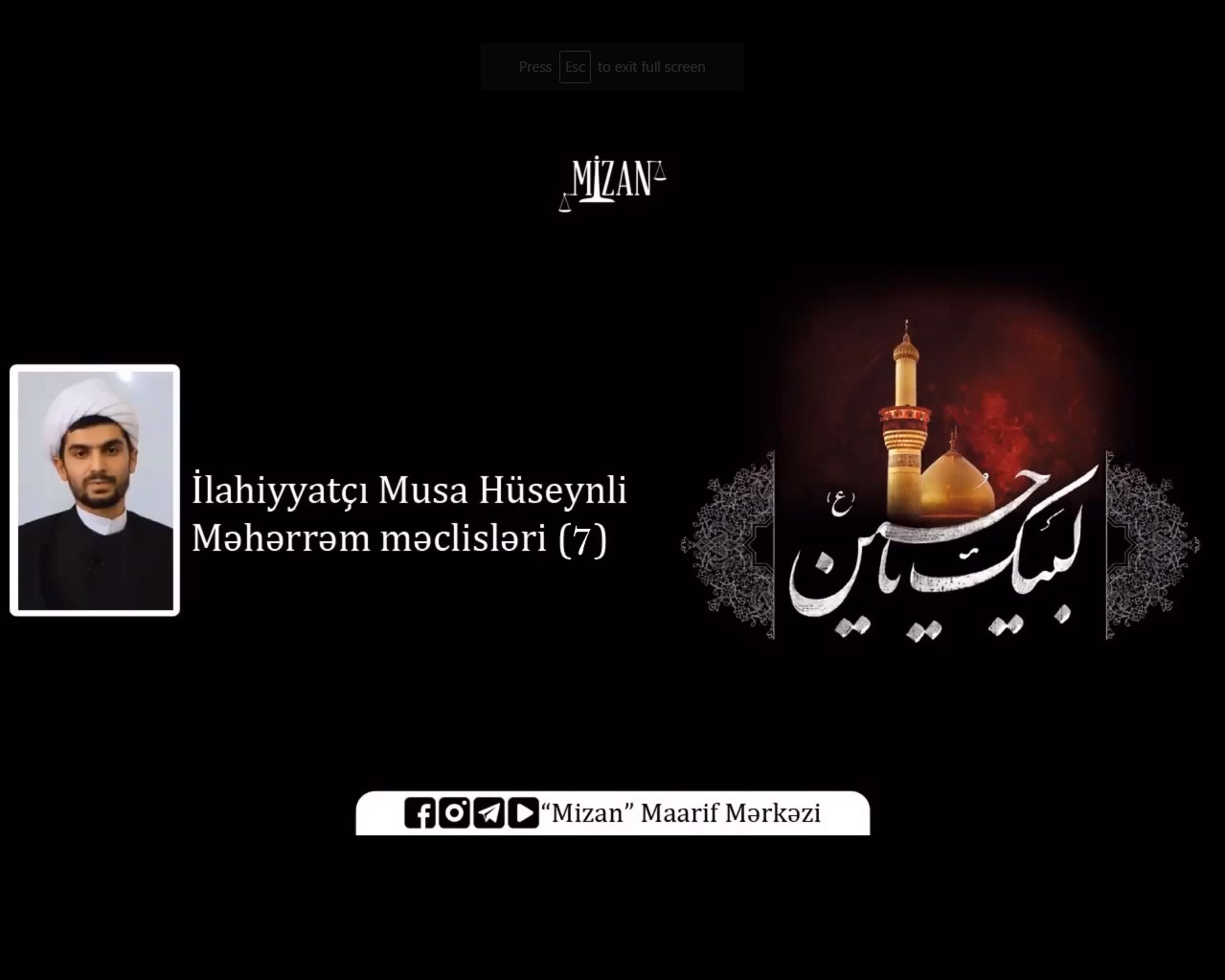 Məhərrəm məclisləri (7) - İlahiyyatçı Musa Hüseynli