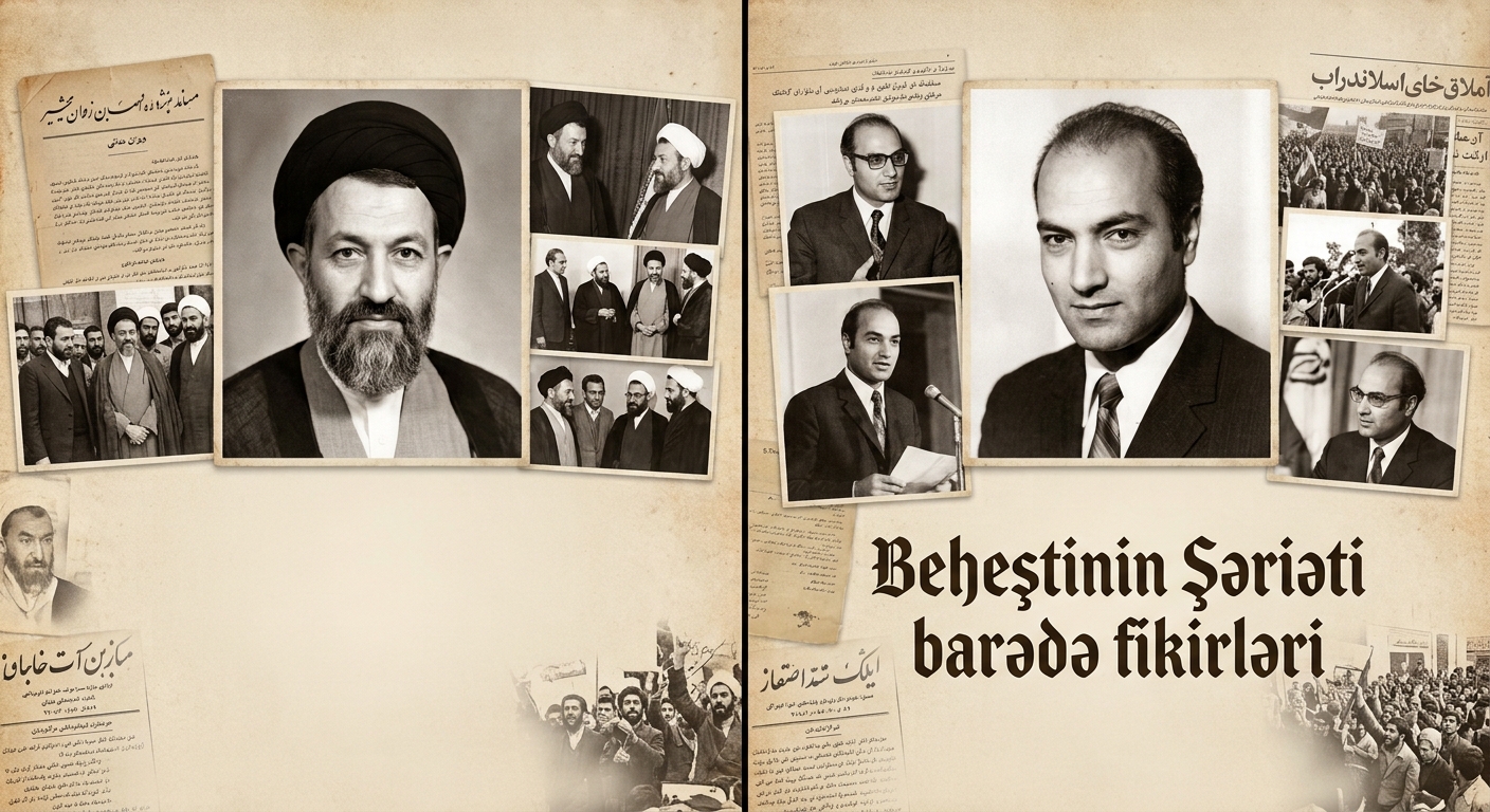 Beheştinin Şəriəti barədə fikirləri